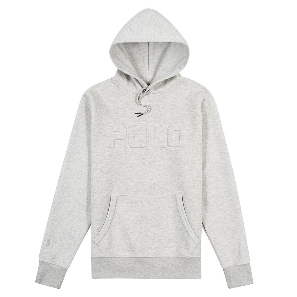 Double-Knit Pullover Hoodie | Grey Heather