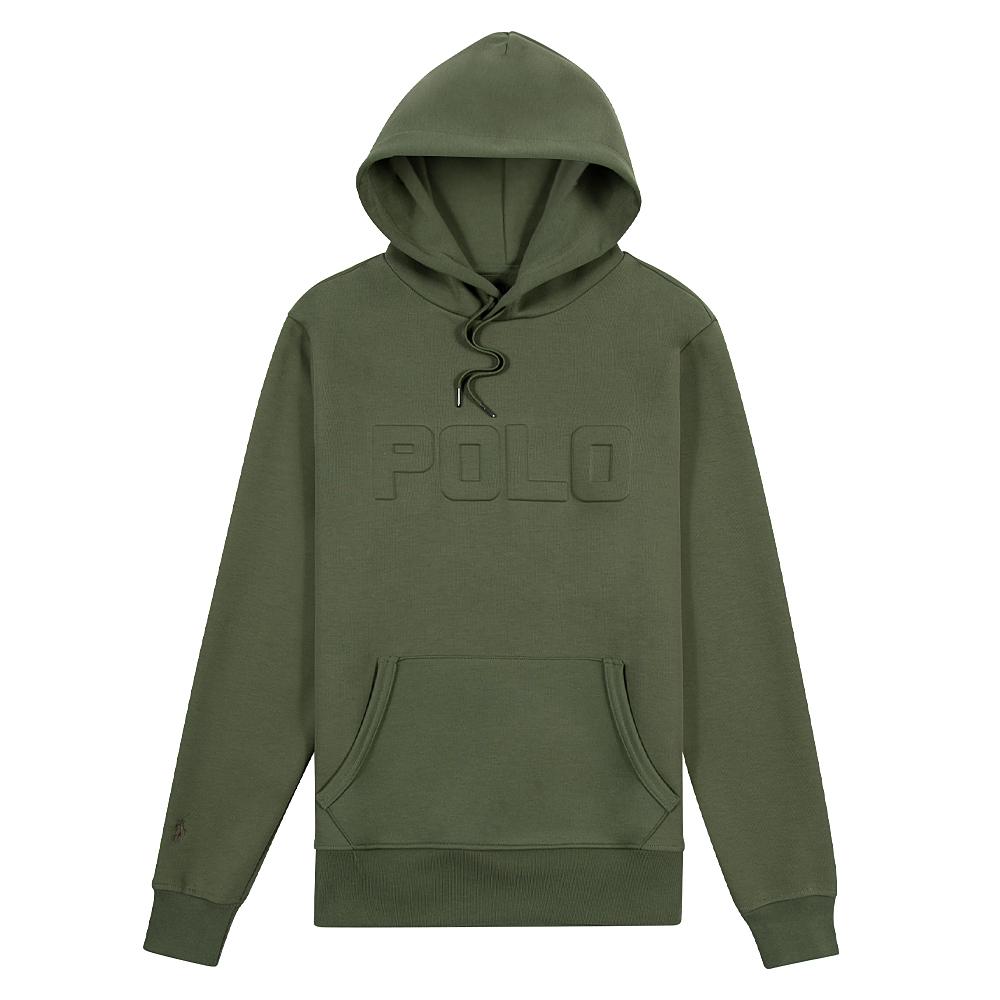 Double-Knit Pullover Hoodie | Olive