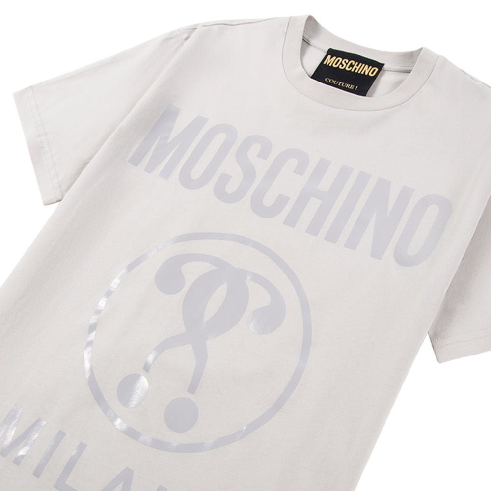 Double Question Mark Tee | Grey