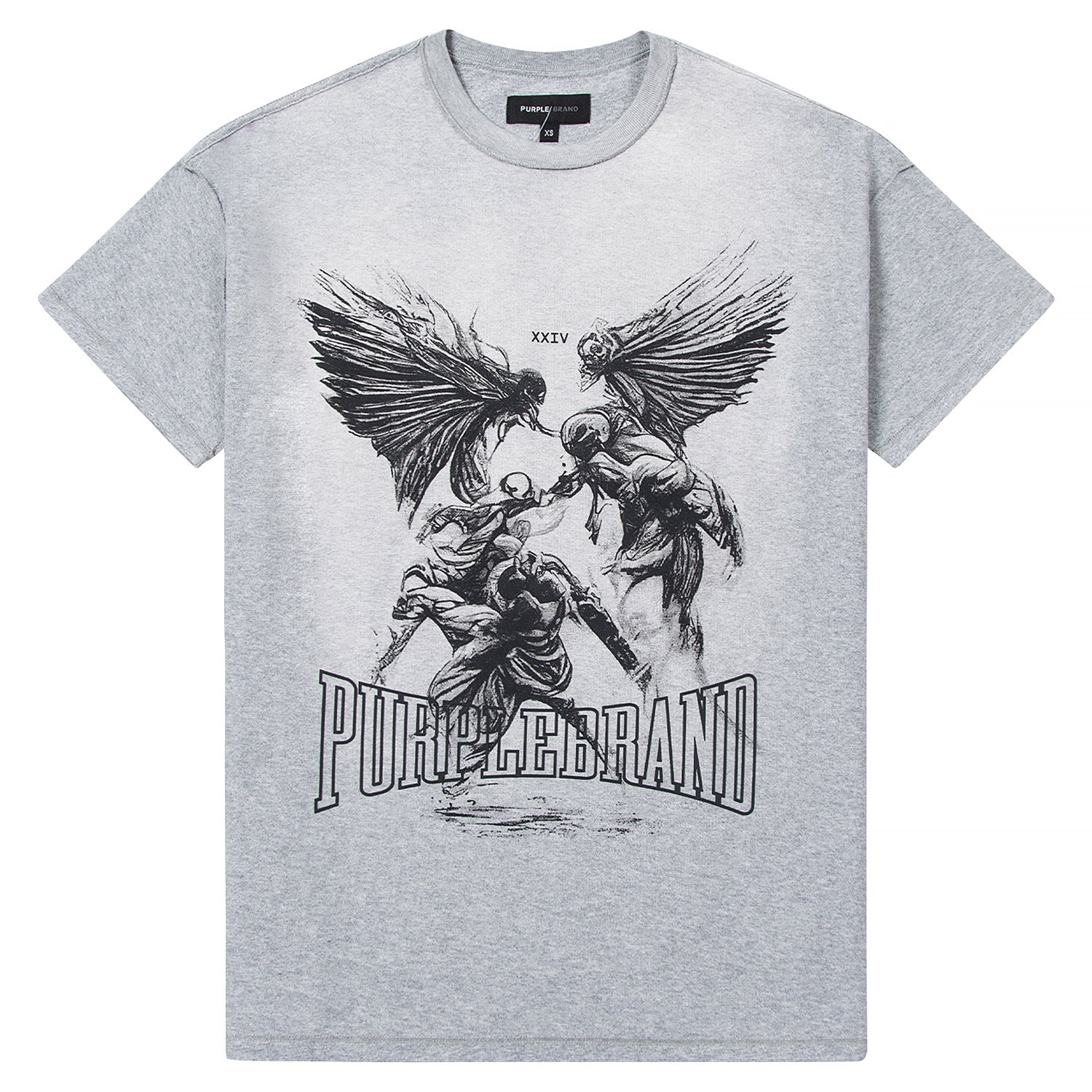 Fight Tee | Heather Grey