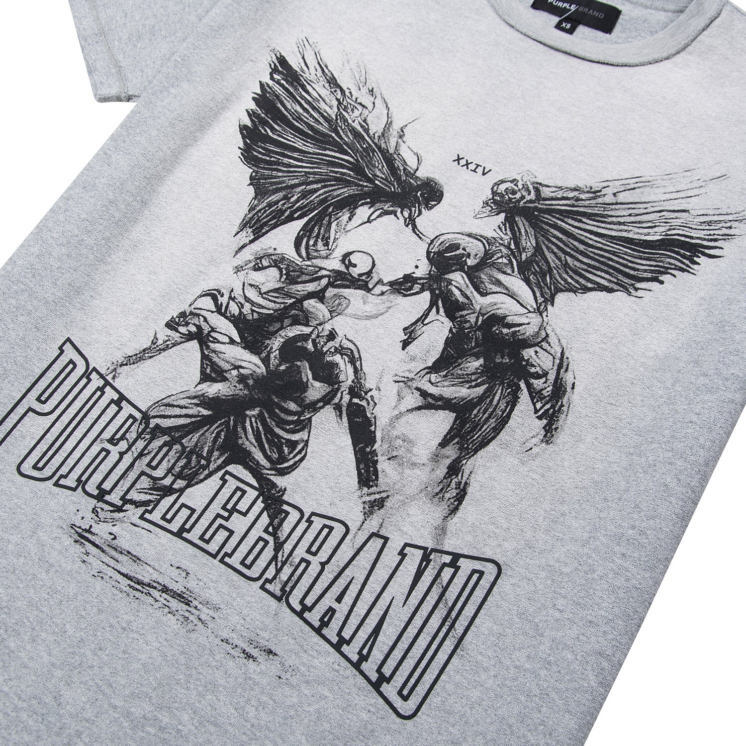 Fight Tee | Heather Grey