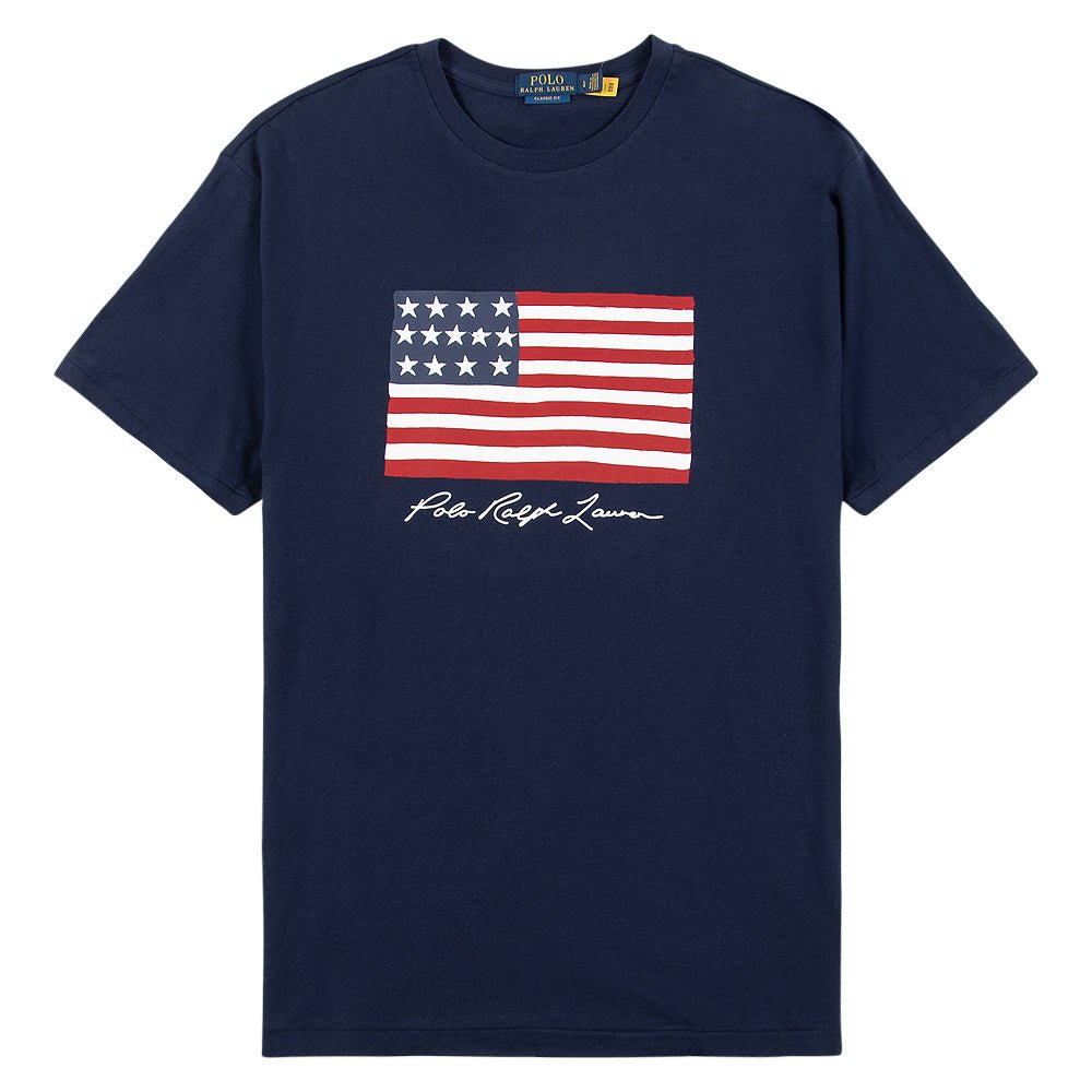 Flag Tee | Navy