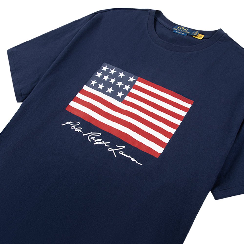 Flag Tee | Navy