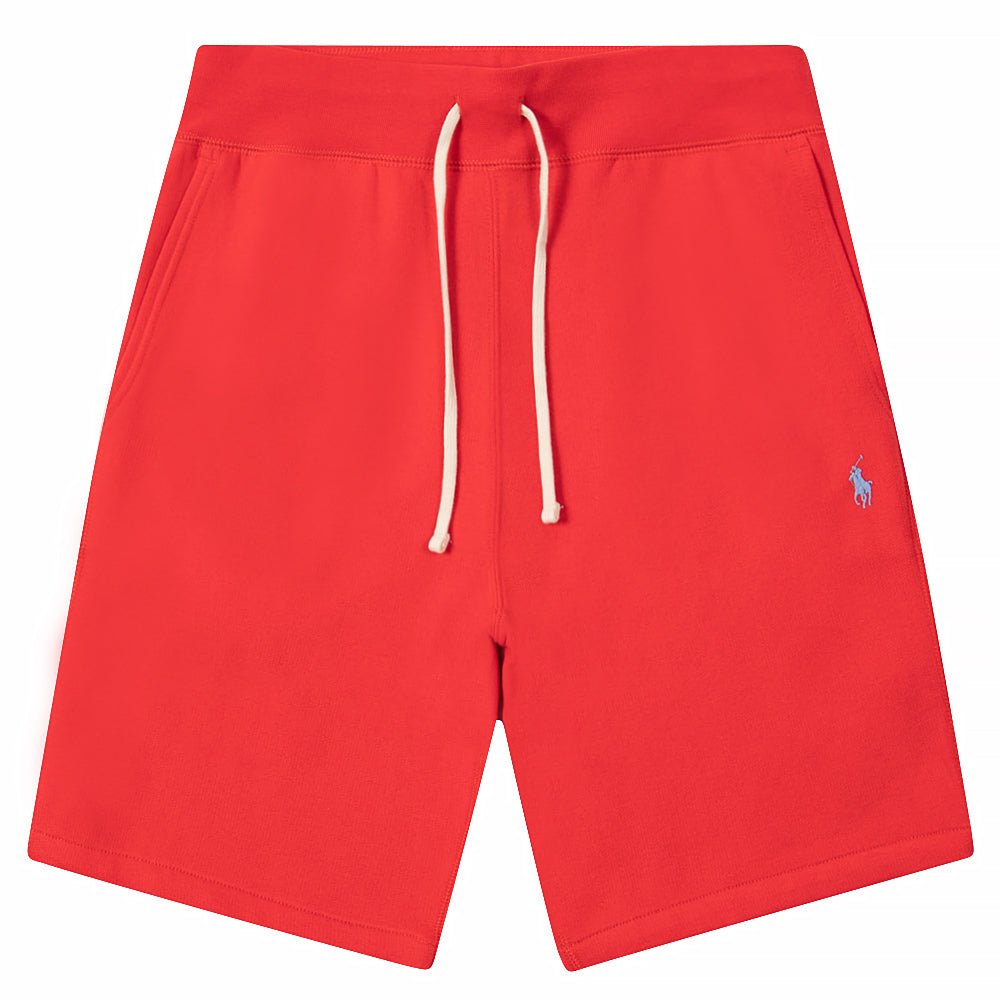 Fleece Athletic Shorts | Red