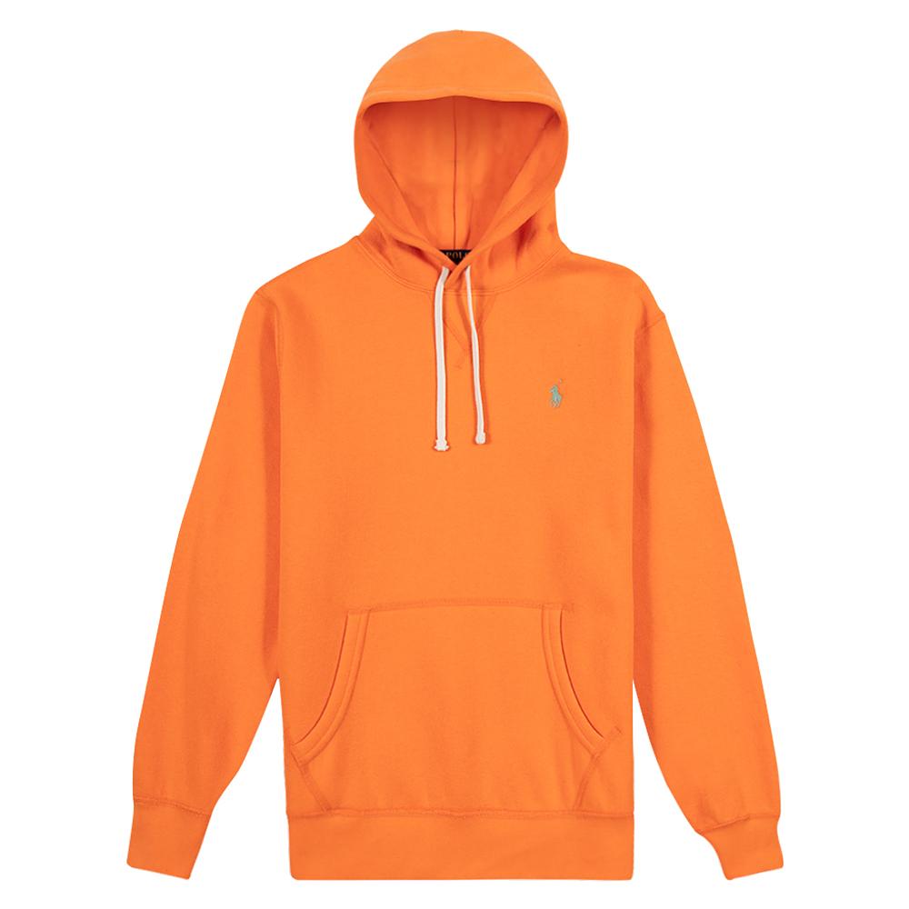 Fleece Pullover Hoodie | Orange