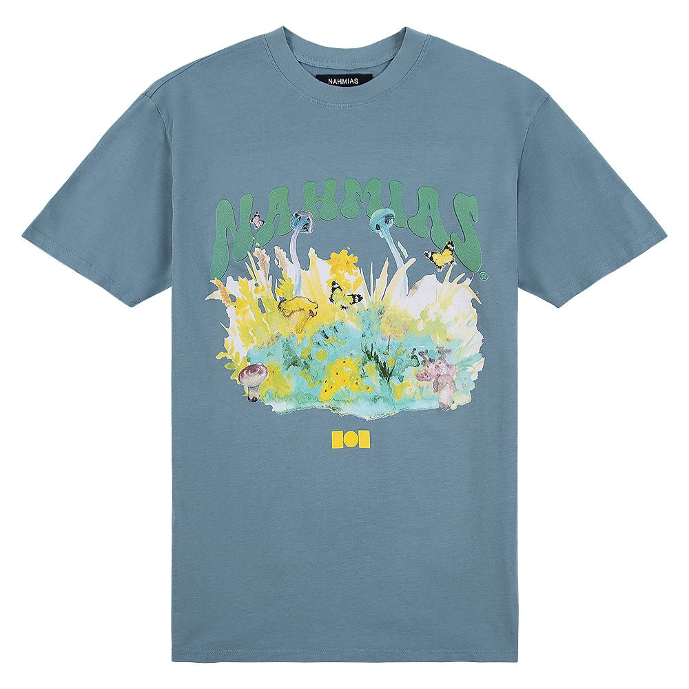 Floral Tee | Light Blue