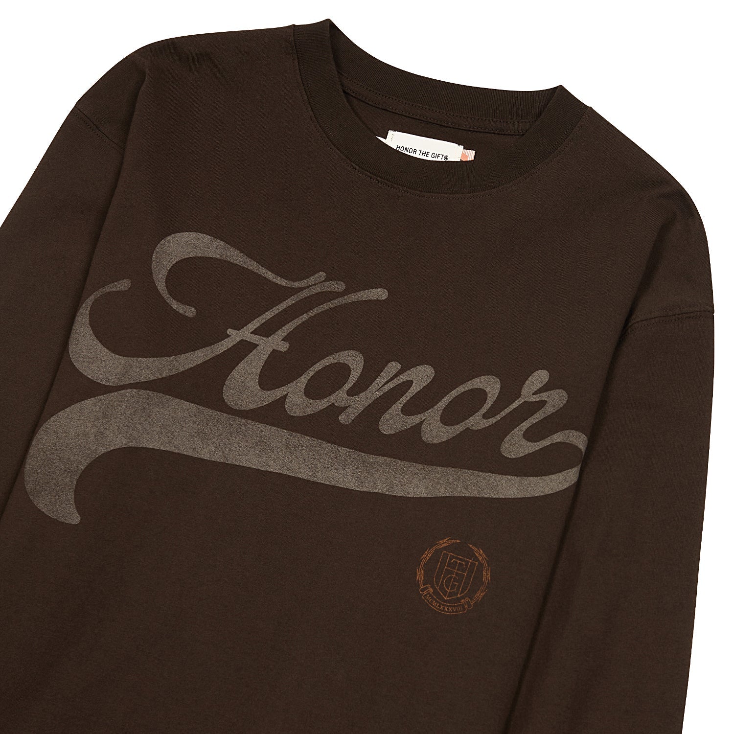 Holiday Script L/S Tee | Black