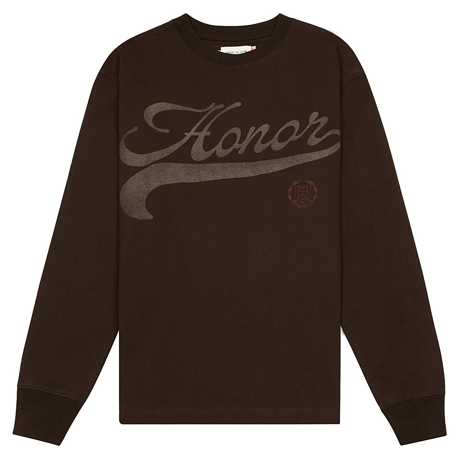 Holiday Script L/S Tee | Black