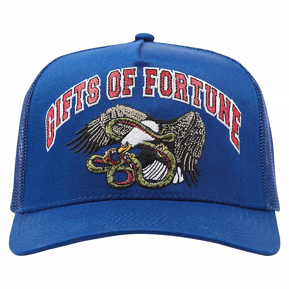 Iron Bird Trucker Hat | Royal Blue