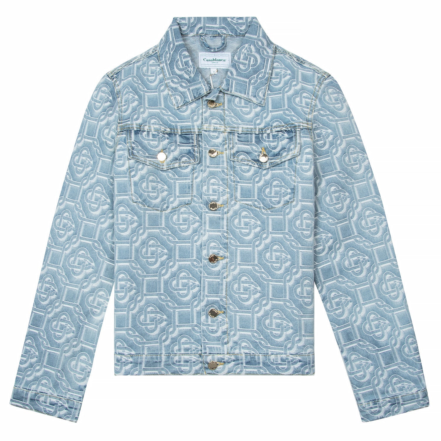 Jacquard Denim Jacket