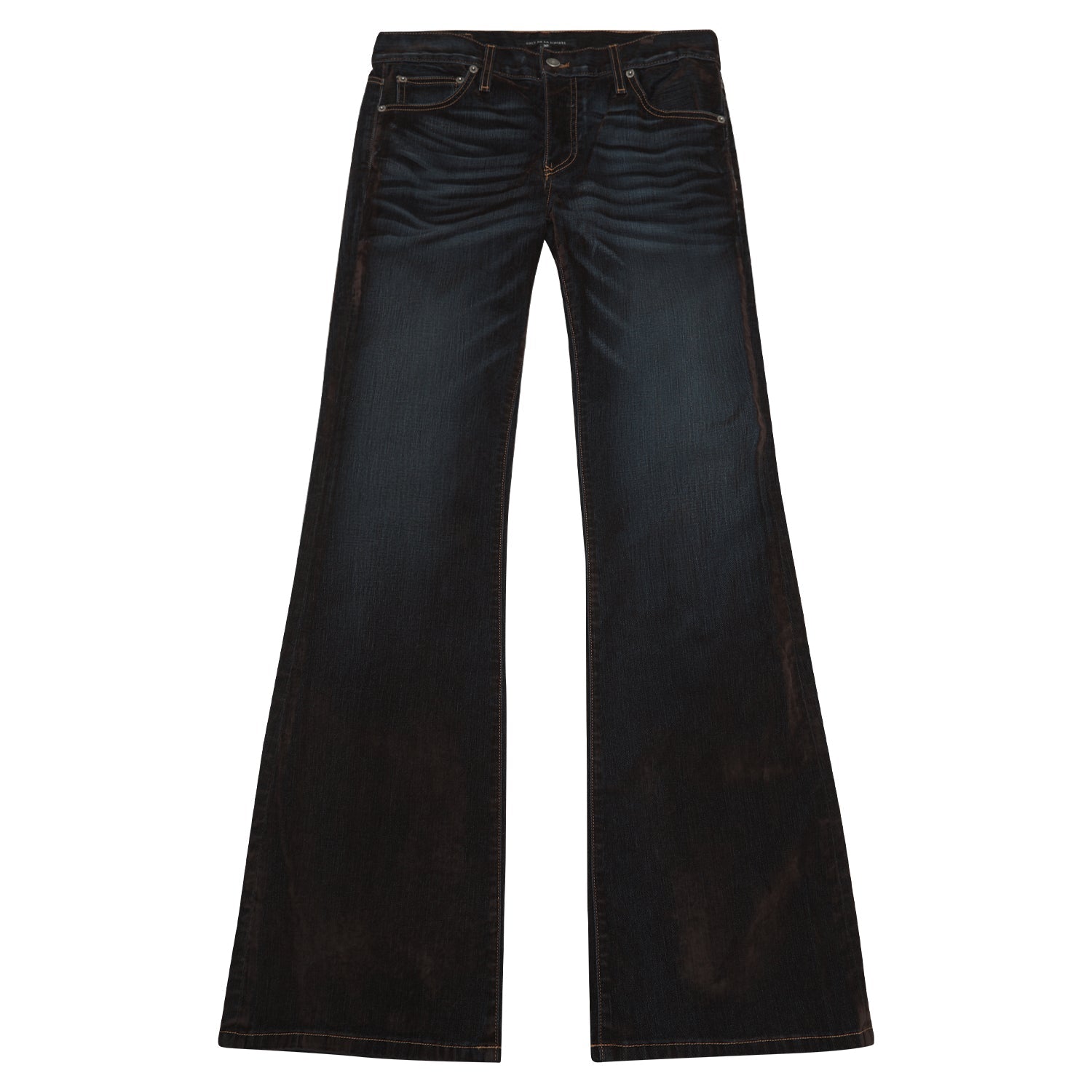 Jimmy Velvet Flare Denim | Diniro Brown