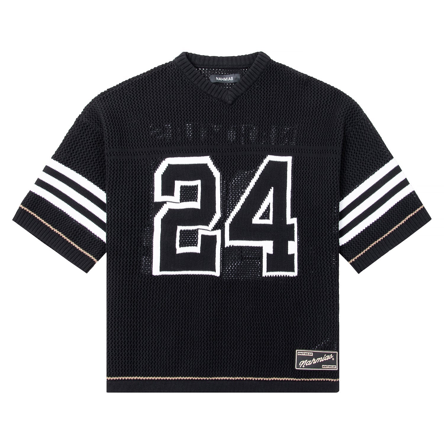 Knit 24 Football Shirt | Black