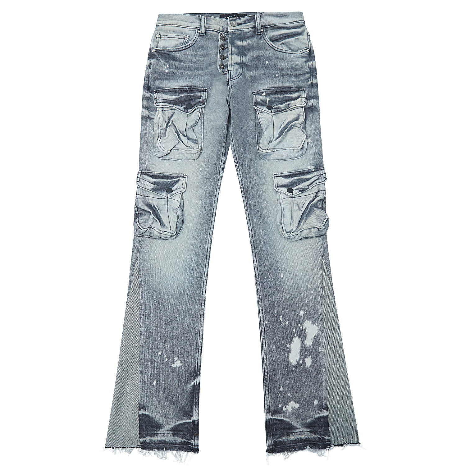 La Zebra Flare Cargo Denim