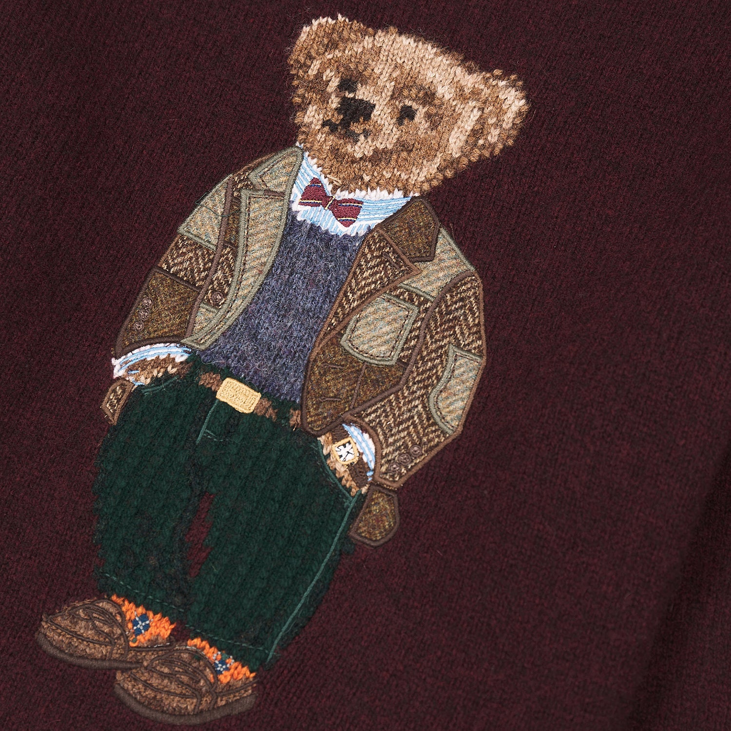 Larry Bear Sweater | Aged Wine