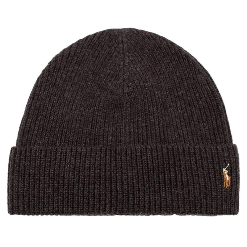 brown ralph lauren beanie