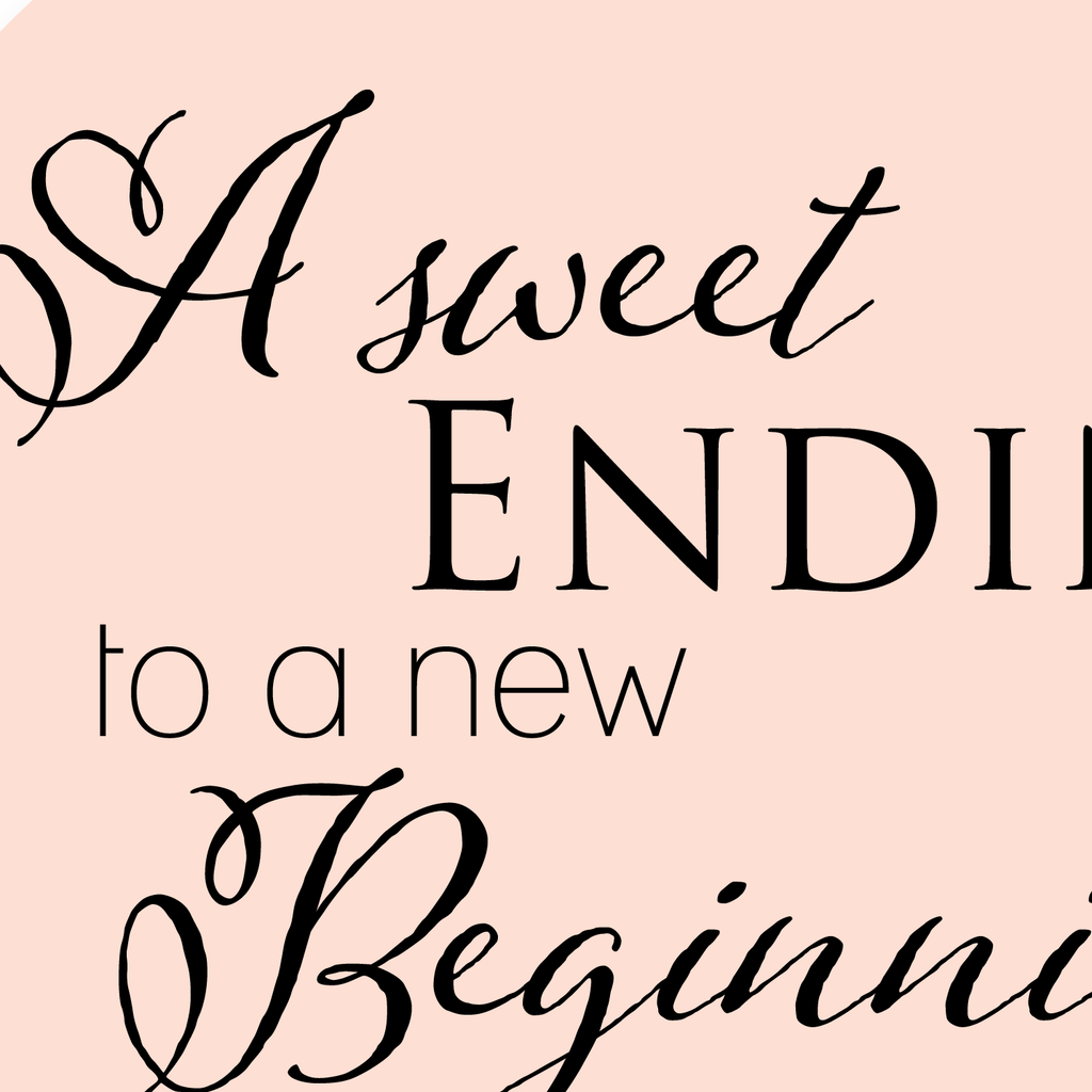 Template A Sweet Ending To A New Beginning Free Printable Printable