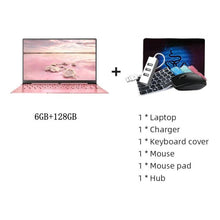 Load image into Gallery viewer, DERE V14S Intel Celeron N5095 14.1 Inch Laptop Notebook Backlit Computer Windows 10 Mini PC With 12 GB 128/256GB For Business
