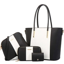 將圖片載入圖庫檢視器 Luxury Crossbody Bags for Women 4 Pieces Set Large Capacity Women Pu Leather Handbags Tote Bags Designer Messenger Bag
