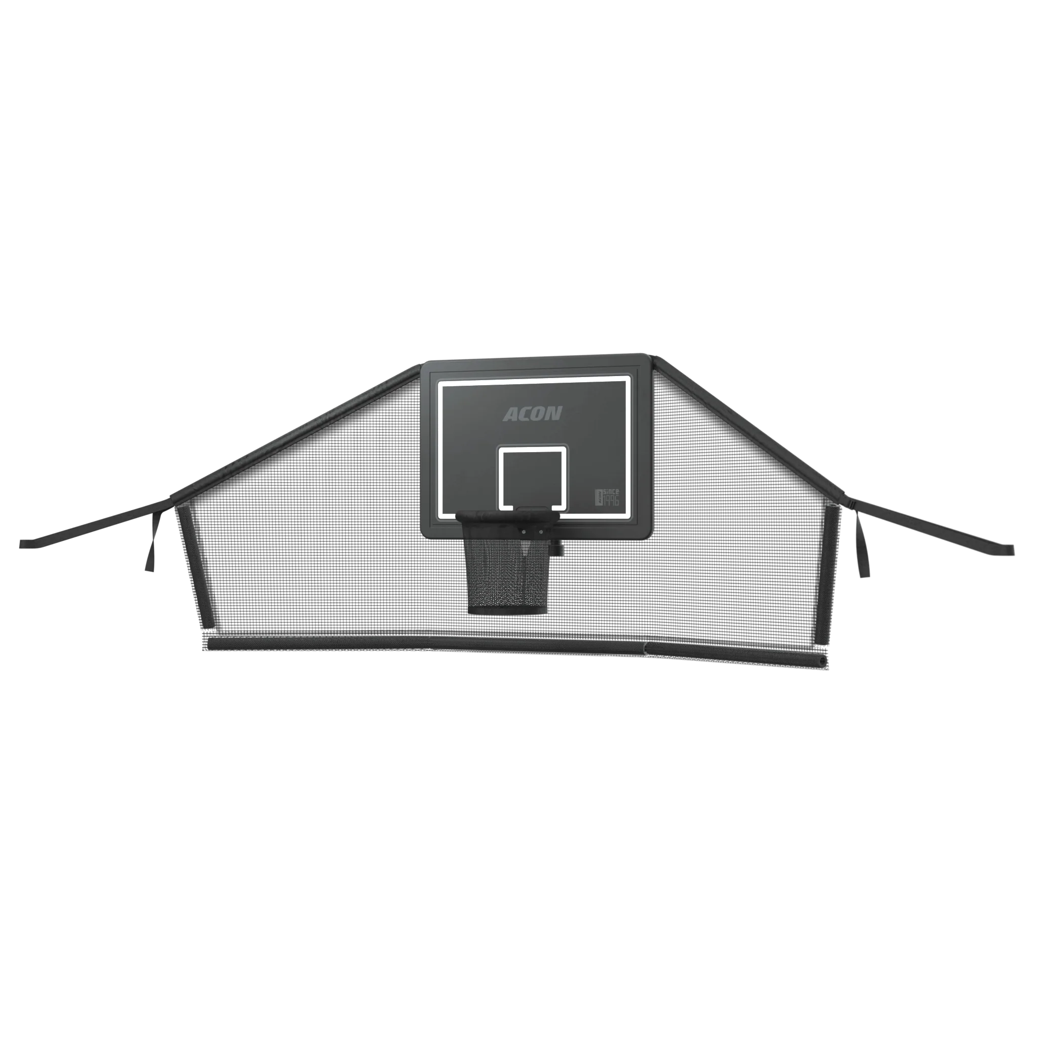 ACON Air Basketball Hoop with Back Net for Round Trampolines