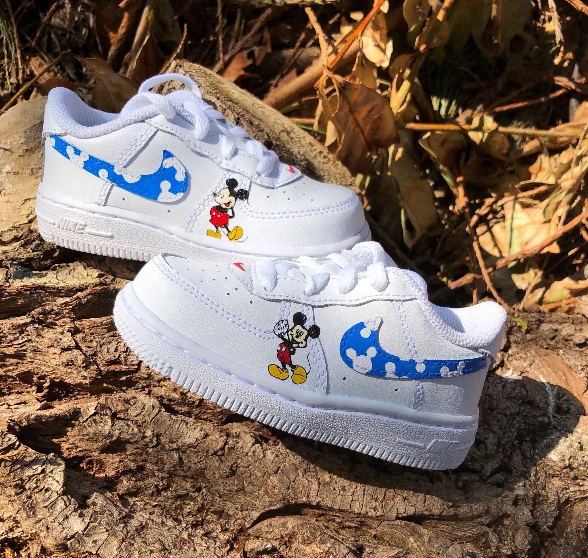 Mexico Gárgaras buffet Mickey Mouse inspired Nike Air Force 1 – Kid Keller