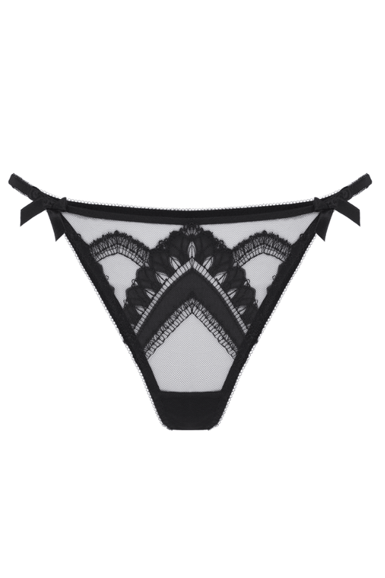 Après Minuit Open Panties- Black