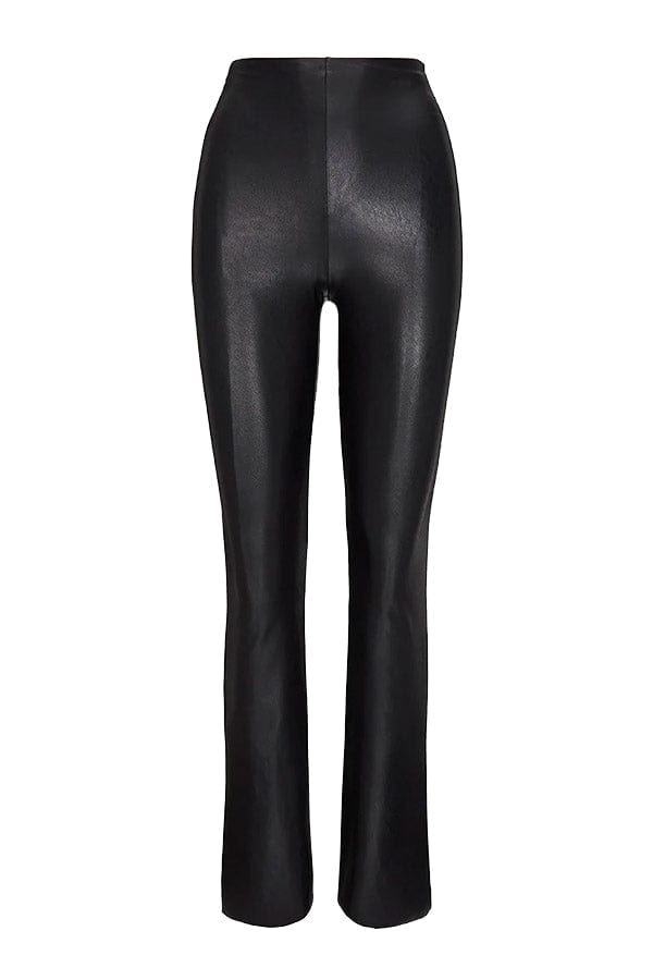 7/8 Faux Leather Legging- Black - Chérie Amour