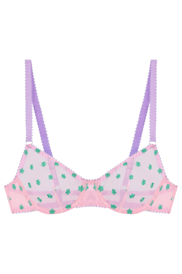 Lucille Embroidery Underwire Bra - Chérie Amour