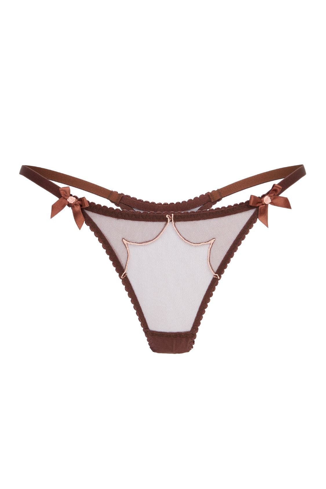  Laura Women Thong for Teen Girls Contrast Trim Hearts 103167  Arena M Sand : Clothing, Shoes & Jewelry