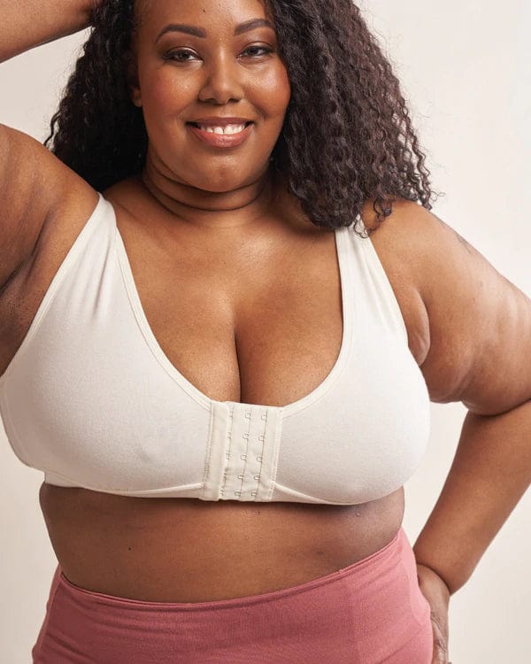 Rora Pocketed Front Closure Bra - Dusty Rose - Chérie Amour
