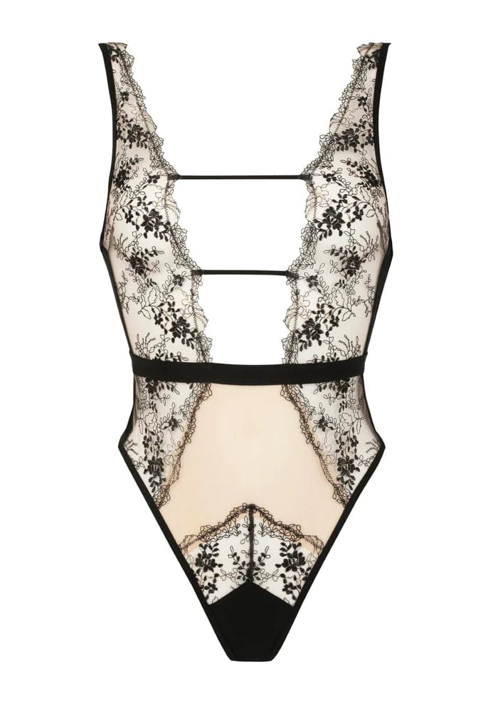 Medusa Bodysuit- Black - Chérie Amour