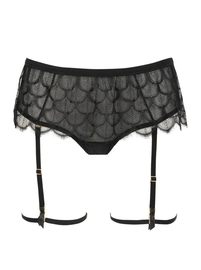 Après Minuit Suspender Belt- Black