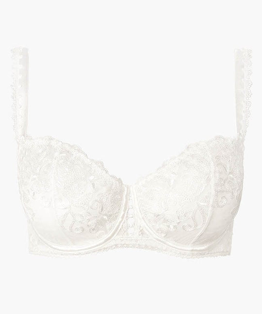 Adeline Sheer Bra- Surf the Web Blue