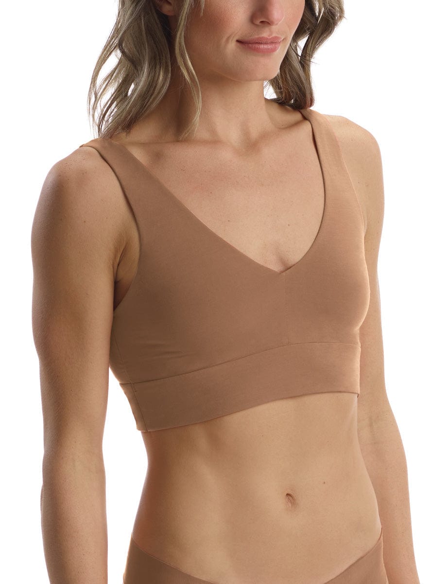 Commando Butter Comfy Bralette, Black, Commando