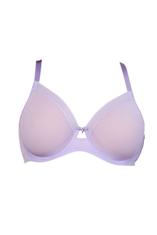 Papillon Ruffled Bra with Silk - Cream