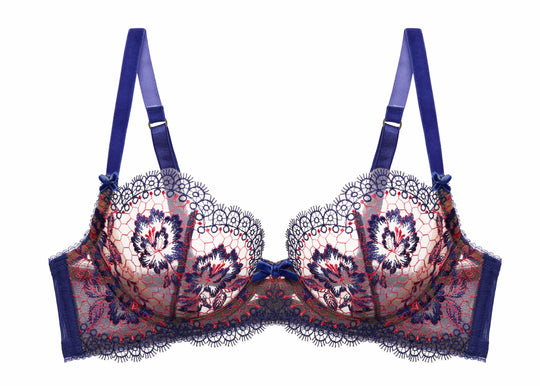 Muse Full Cup Lace Bra- Cocoa