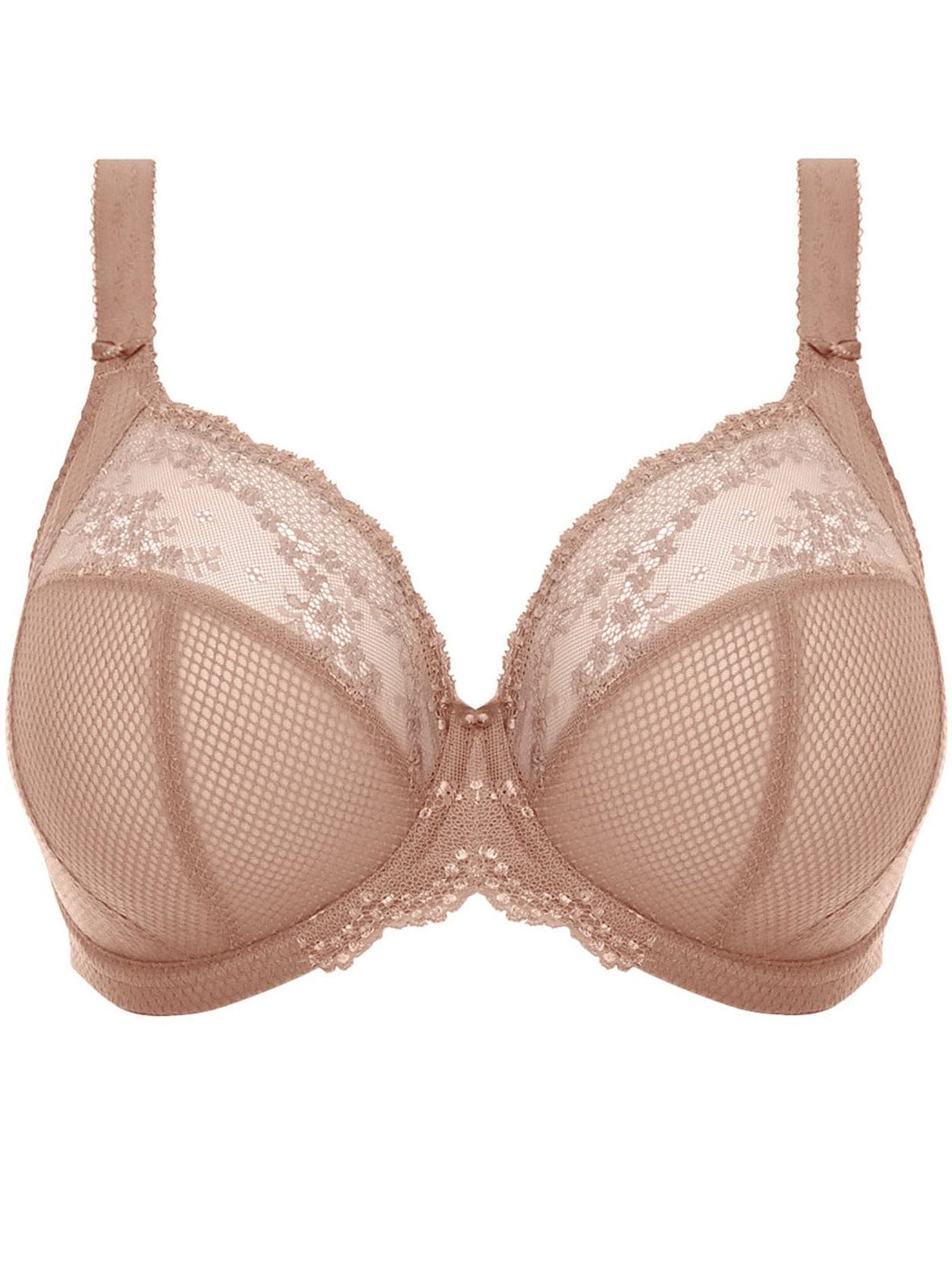 Women's Timpa 16541 Alice Lace Plunge Bra (Beige 38B) 