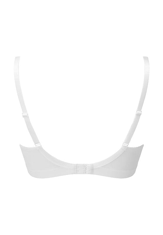 Classic Non-Wired Soft Support Bra - White - Chérie Amour