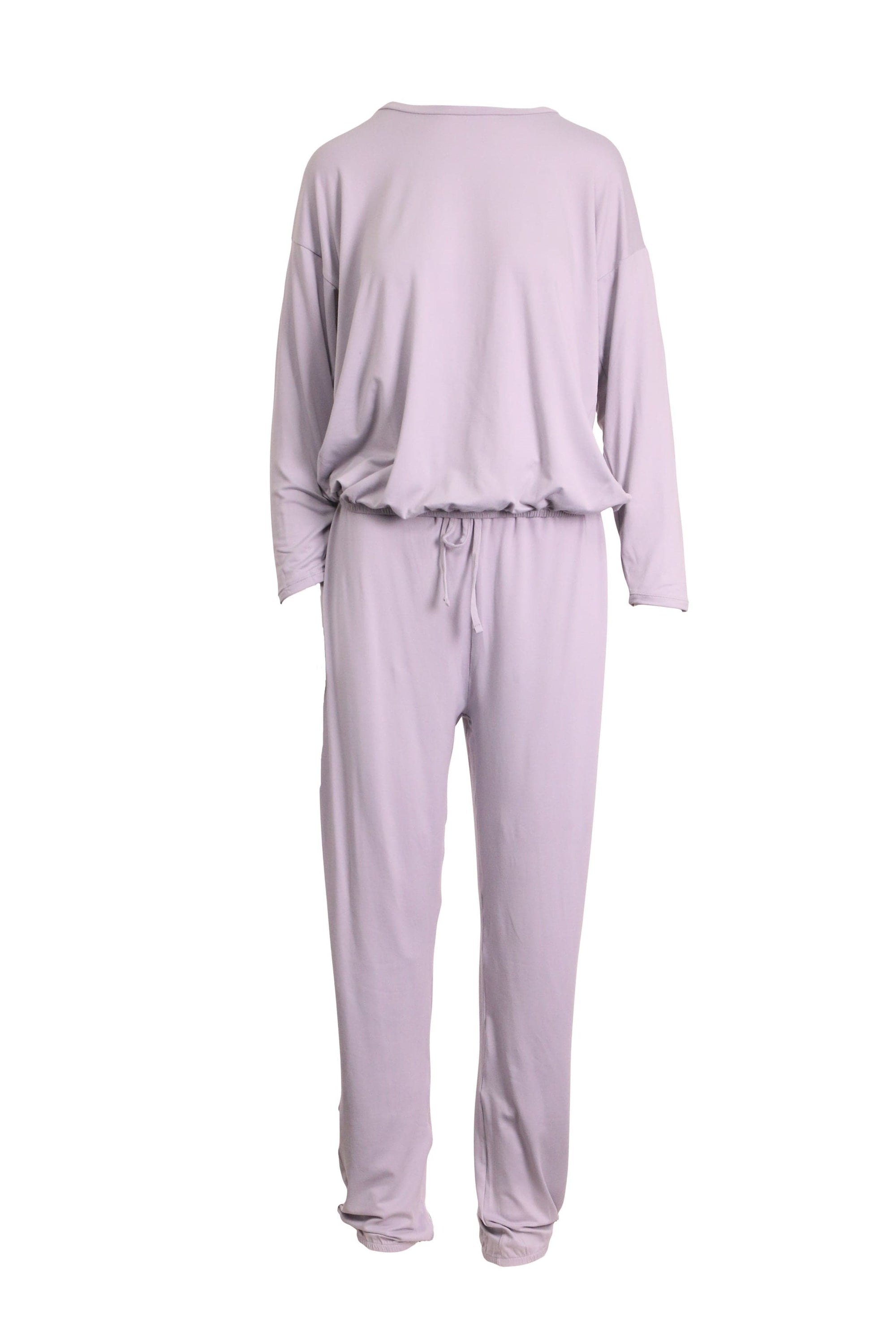 Pointelle Knit Long Pyjama Set - Lilac - Chérie Amour