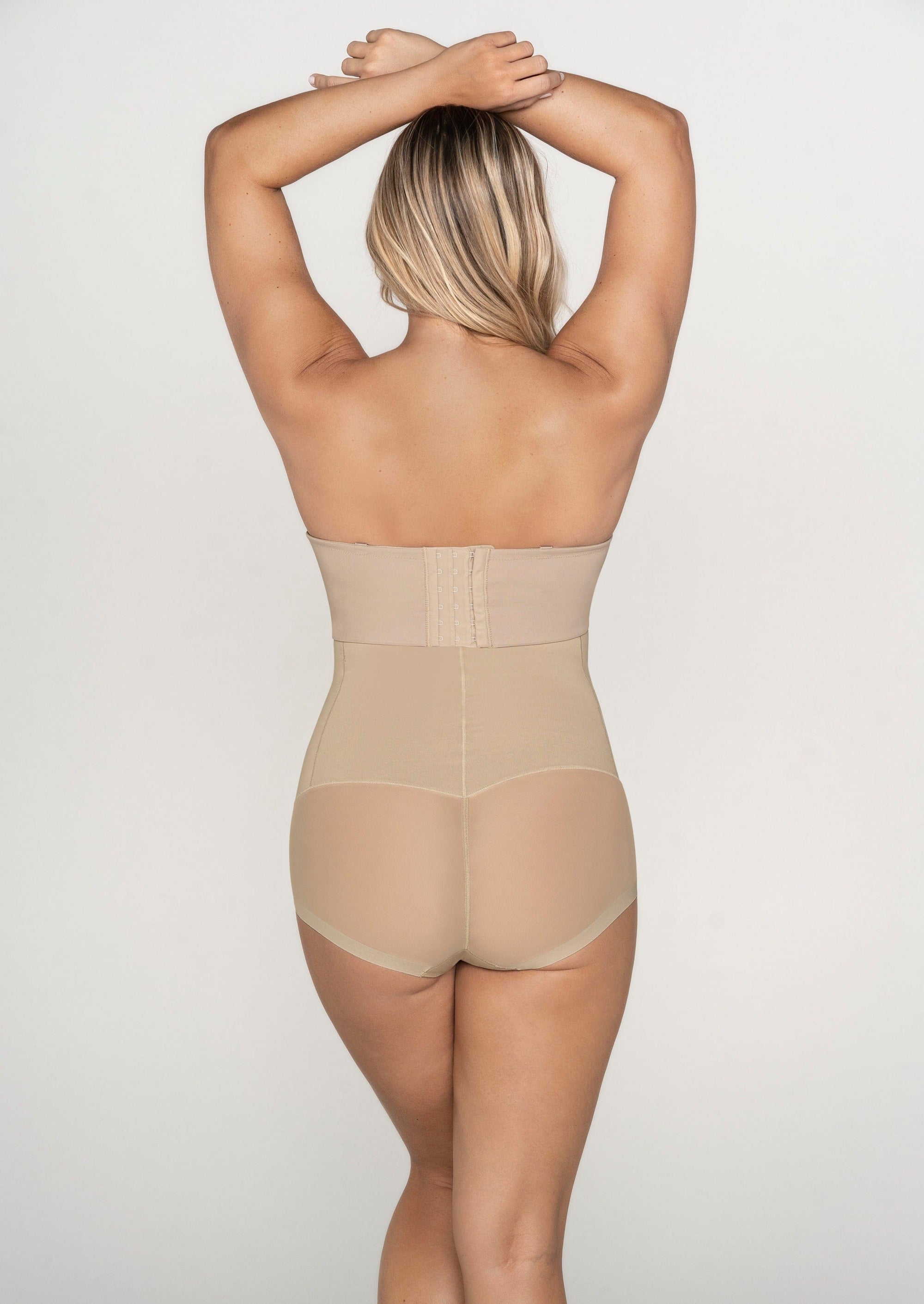 Seamless Shaping Body Suit With Thong Bottom Nude –
