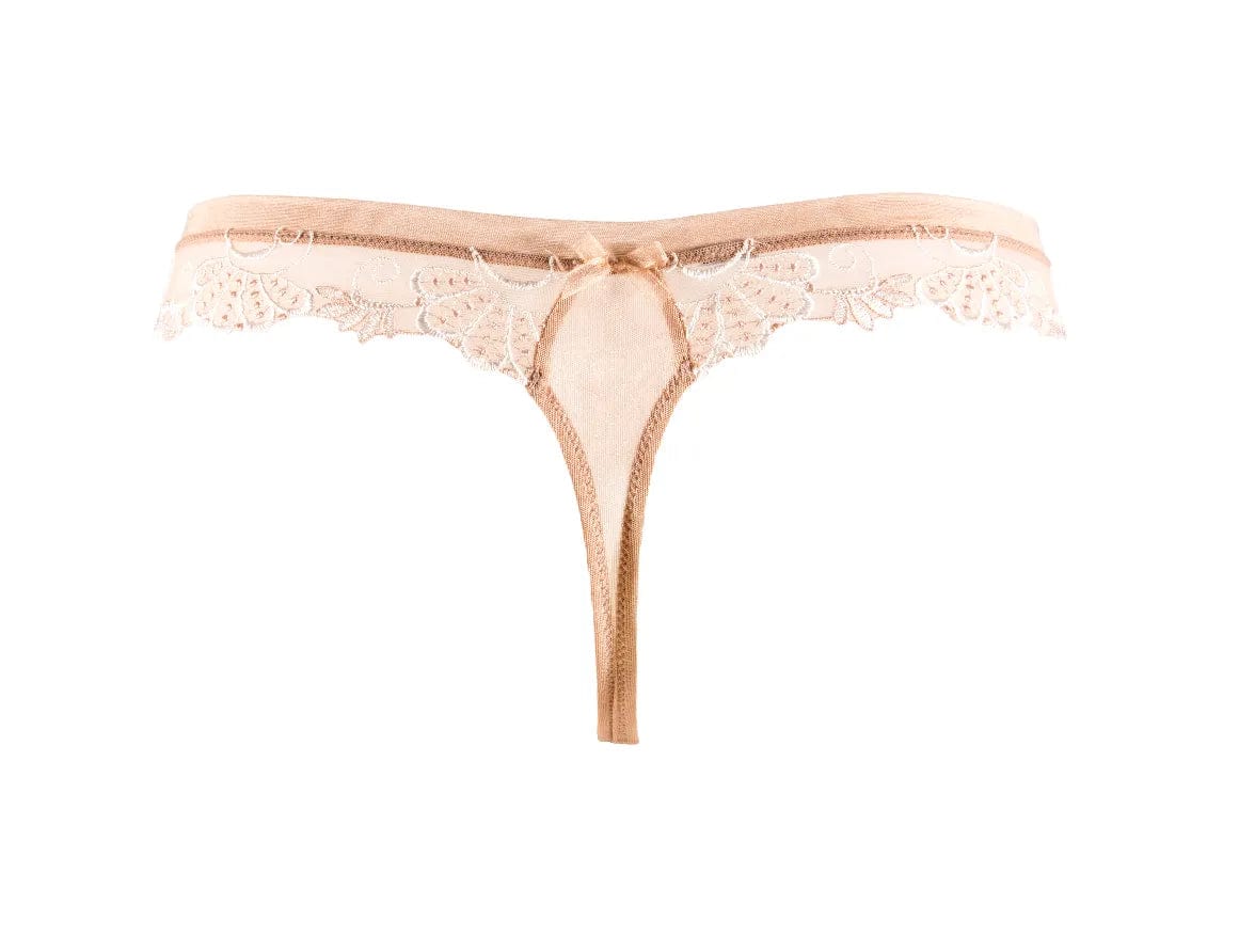 Ines Clean Tulle Thong - Bright Pink - Chérie Amour