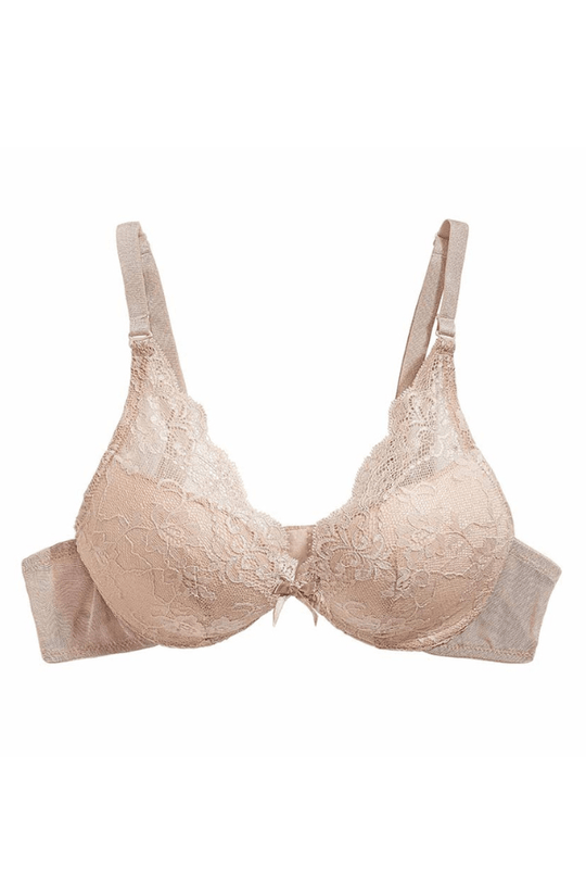 The Little Bra Company Jamie Petite Plunge Bra in Blush