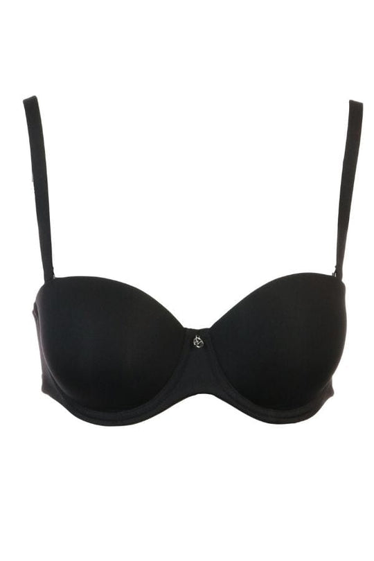 Acacia Underwire Longline Strapless Bra - French Navy - Chérie Amour