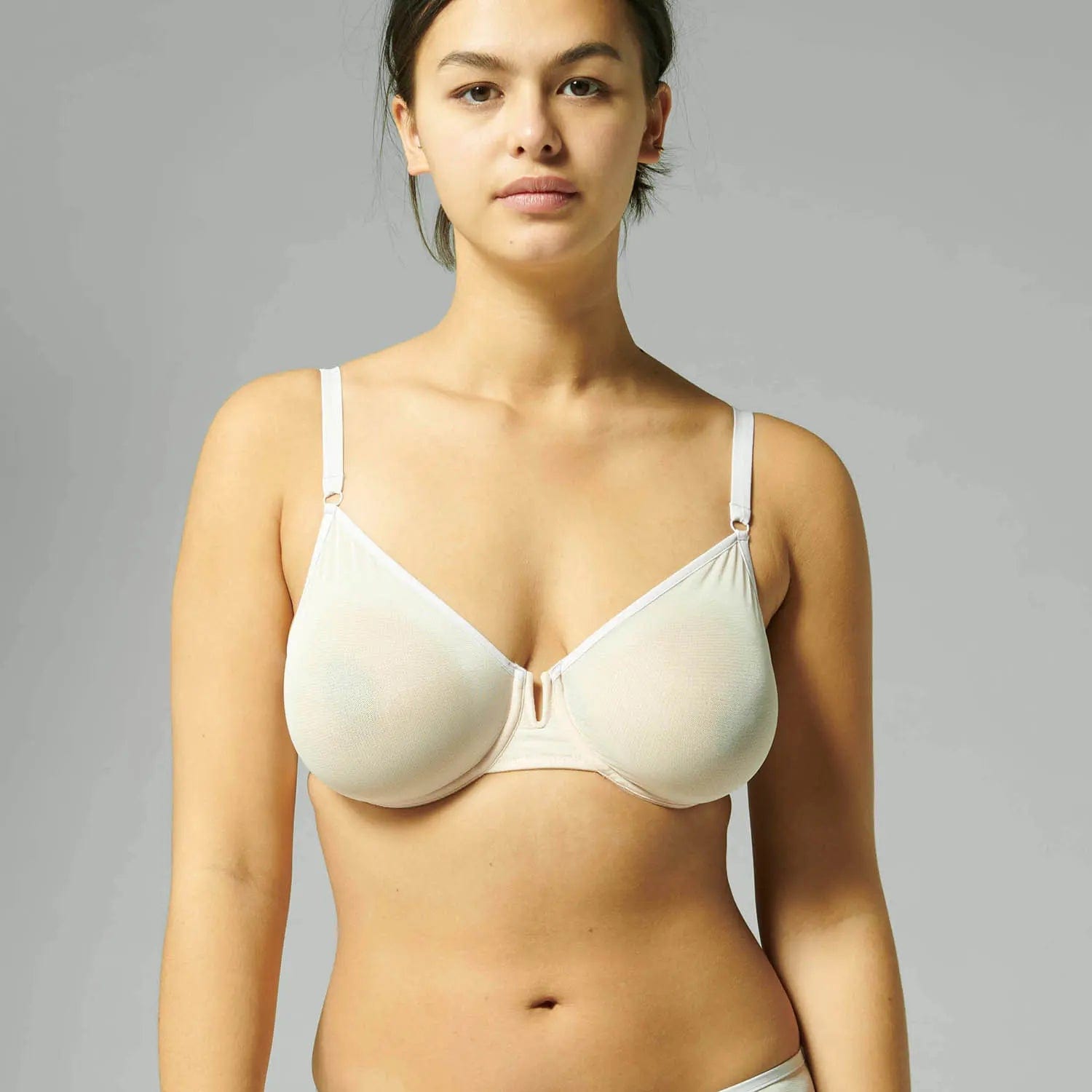 Gossard Women's Glossies Lotus Sheer Bra, Beige (Café Crème), 28DD at   Women's Clothing store