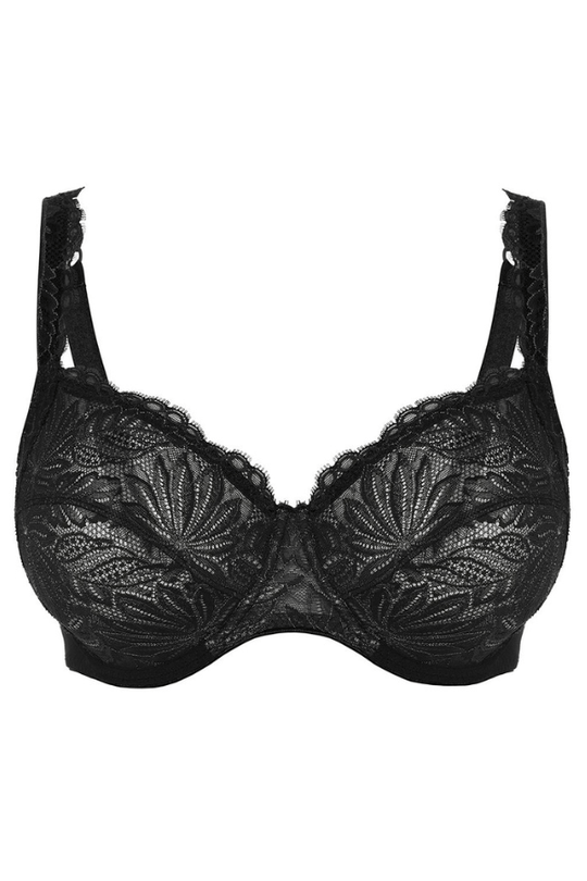 Aria Black and Gold Lace Plunge Bra – Playful Promises
