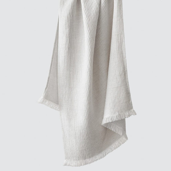 Onsen Plush Bath Towel Set - Luxury, Ultra-Fluffy Bath & Hand Towels, 100% Turkish-Grown Aegean Cotton, Wovey Collection, Fog