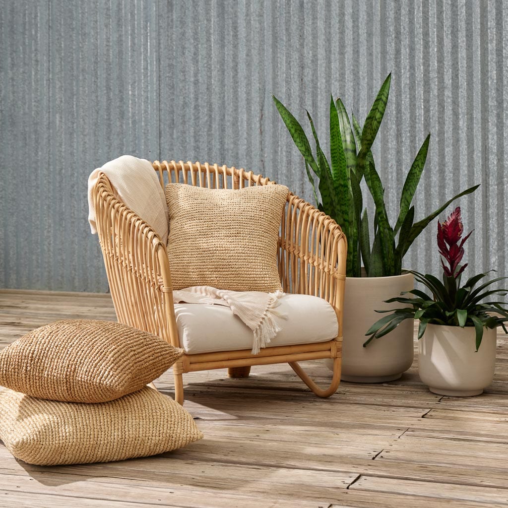 Modern Rattan Lounge Chair | Handcrafted in Indonesia – The Citizenry