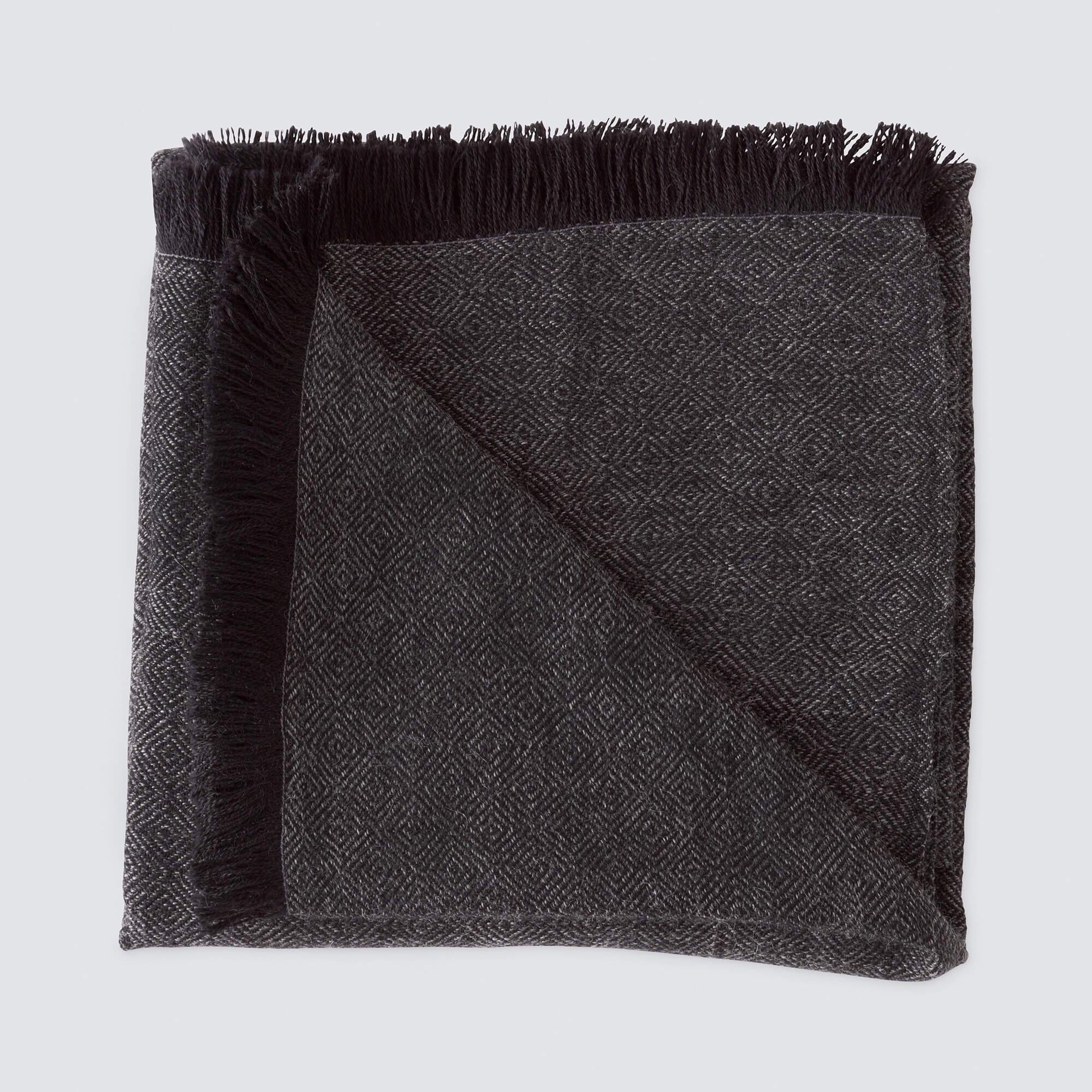 Alpaca Throw with Fringe | Handwoven Throws at The Citizenry