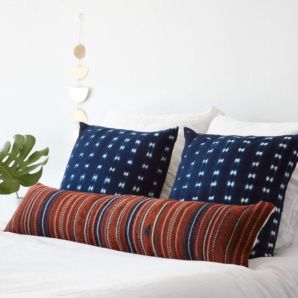 Modern Lumbar Decorative Pillow | Colorful Striped Pattern – The Citizenry