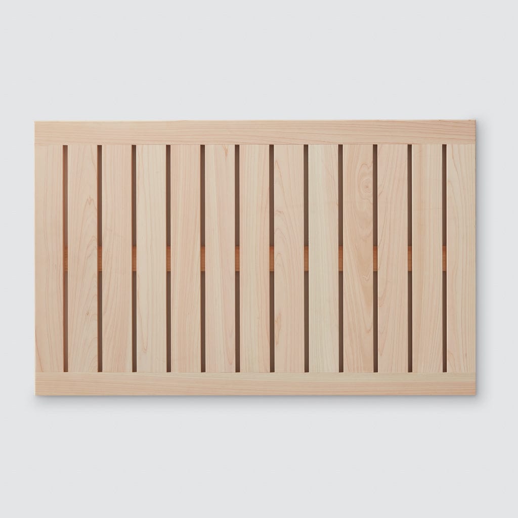 Hinoki Wood Bath Mat | Medium | Light Wood - The Citizenry