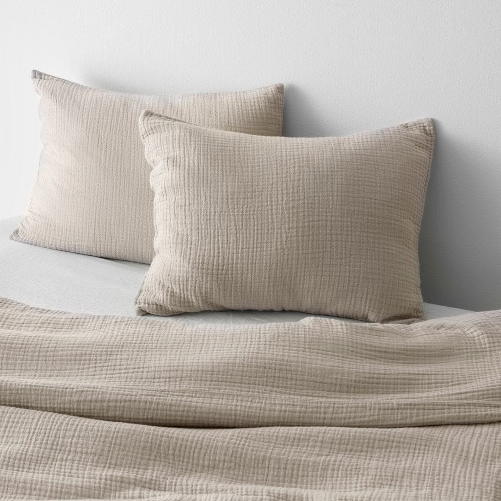 Organic Resort Cotton Bed Sheet Set | Full | Solid Light - The Citizenry